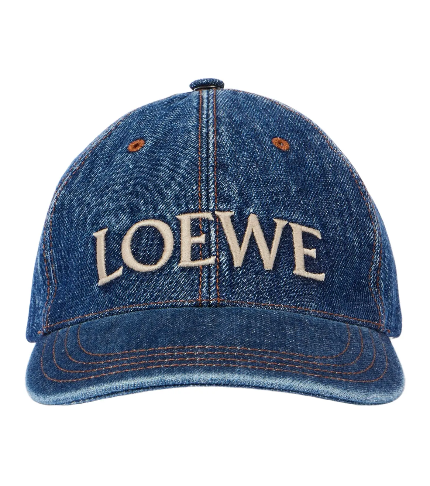 Paula's Ibiza logo denim baseball cap