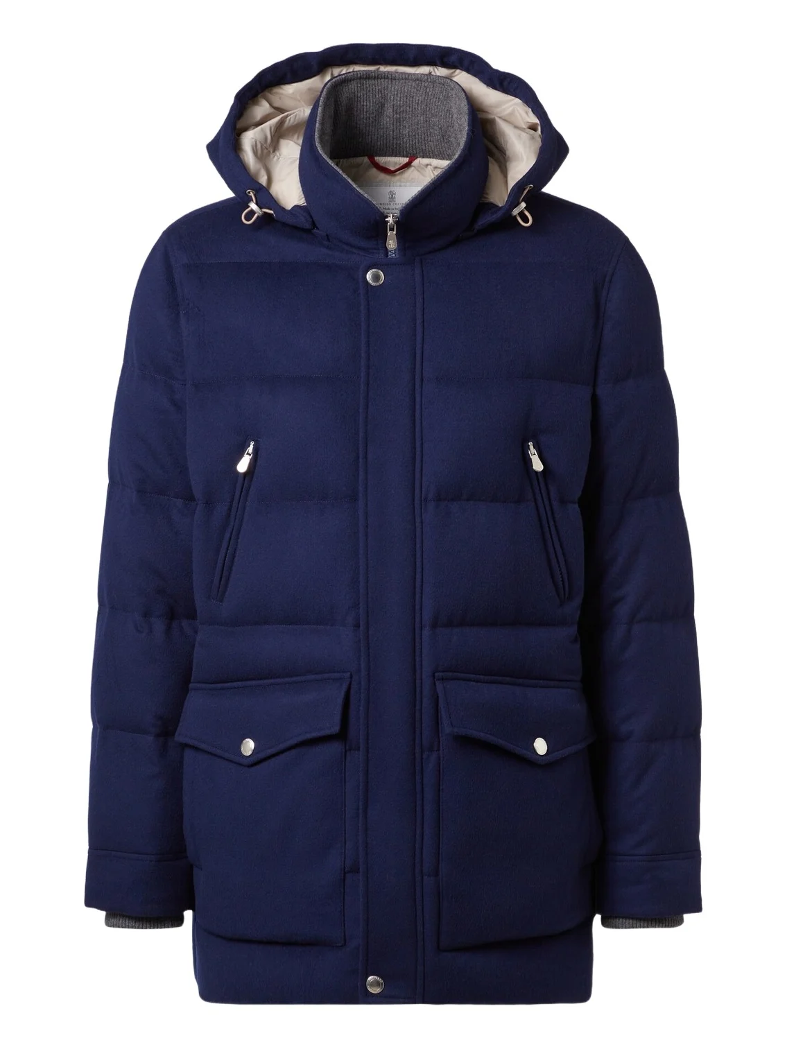 Wool flannel down jacket Wool flannel down jacket