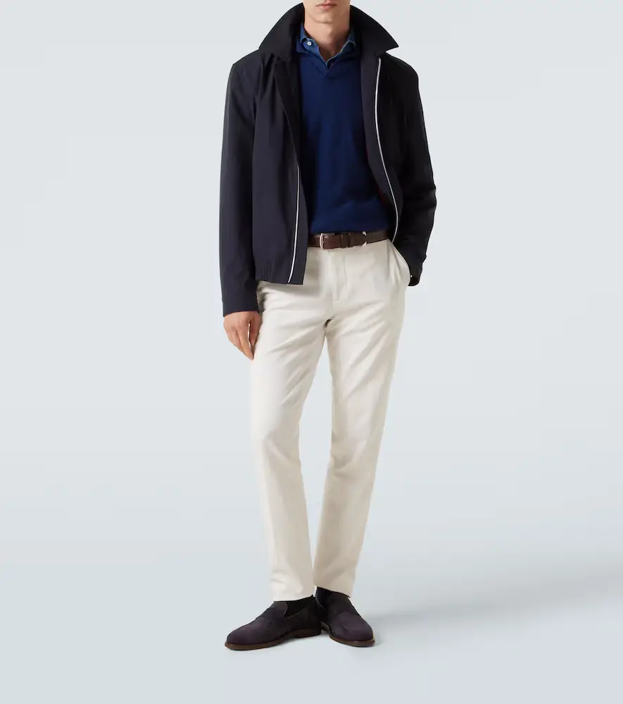 Brunello Cucinelli Cashmere polo sweater | Thumbnail 3