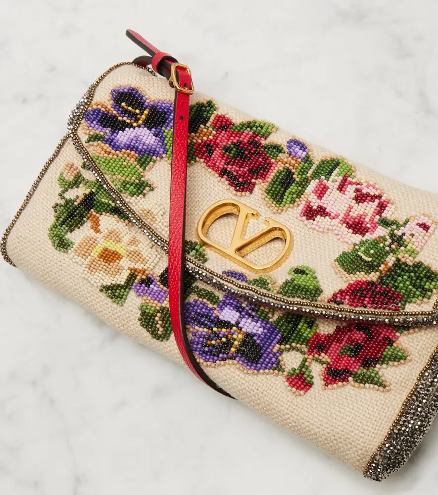 Valentino Garavani DeVain Small beaded shoulder bag | Thumbnail 4