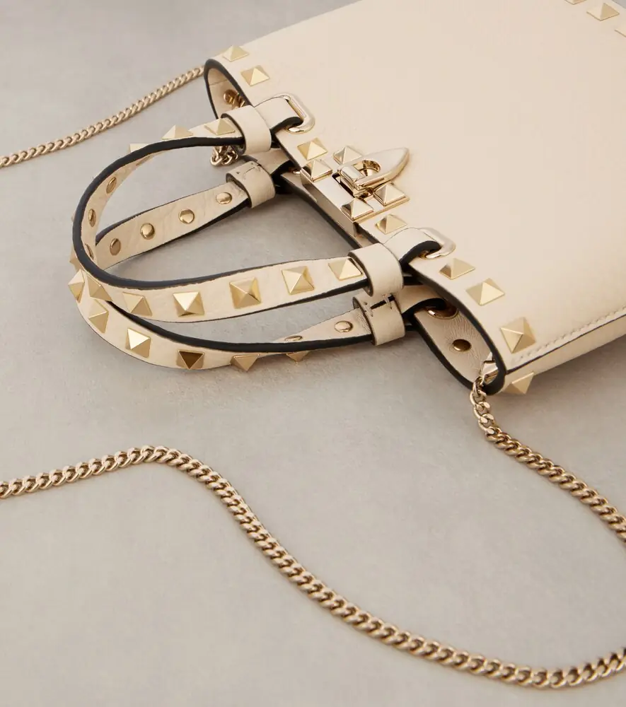 Valentino Garavani Rockstud Mini leather tote bag | Thumbnail 4 Valentino Garavani Rockstud Mini leather tote bag | Thumbnail 4