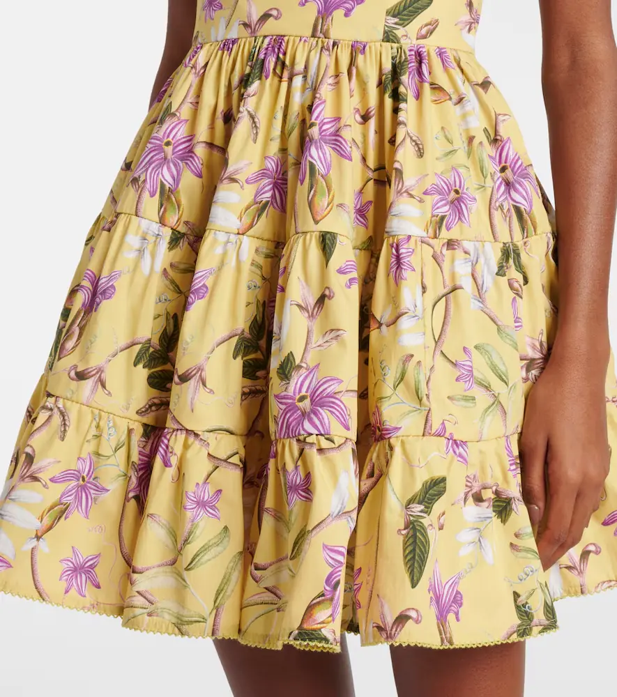 Agua by Agua Bendita Lima printed cotton minidress | Thumbnail 2