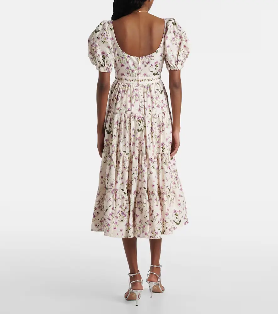 Agua by Agua Bendita Palmera tiered cotton maxi dress | Thumbnail 2