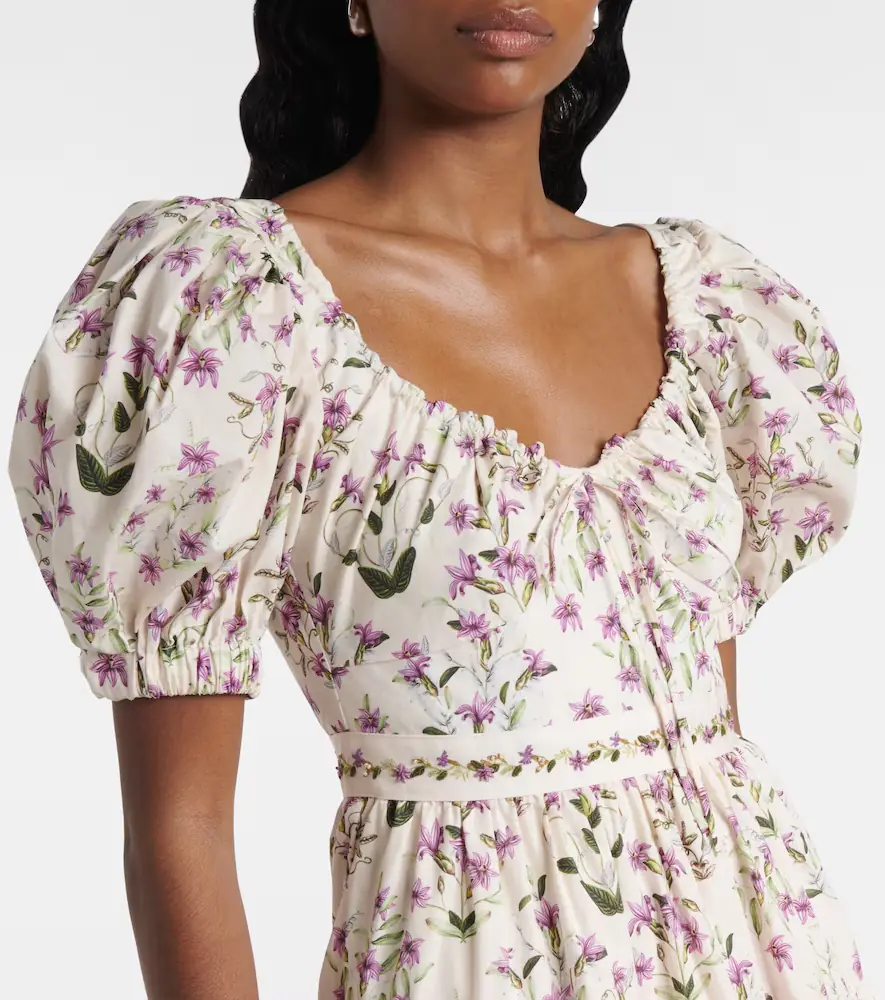 Agua by Agua Bendita Palmera tiered cotton maxi dress | Thumbnail 4