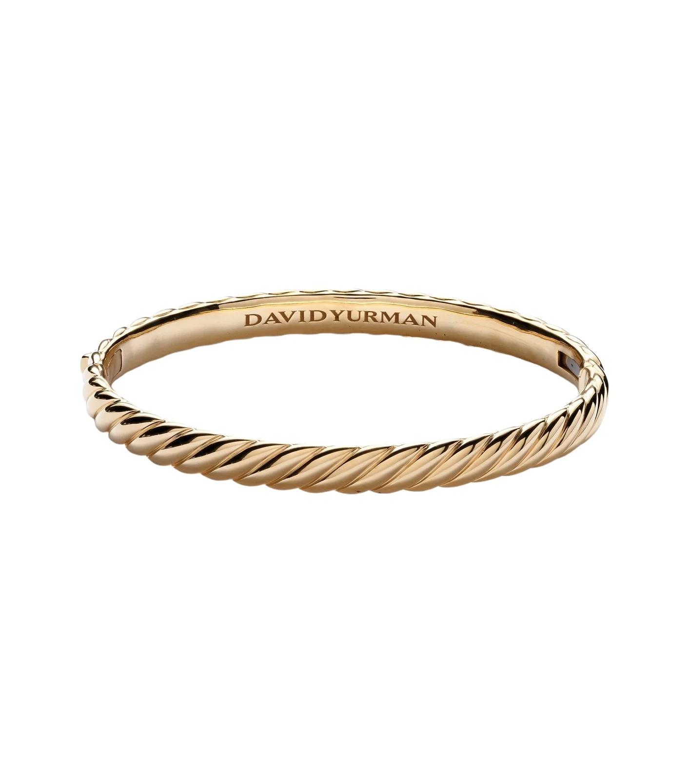 David Yurman Sculpted Cable 18kt gold bangle
