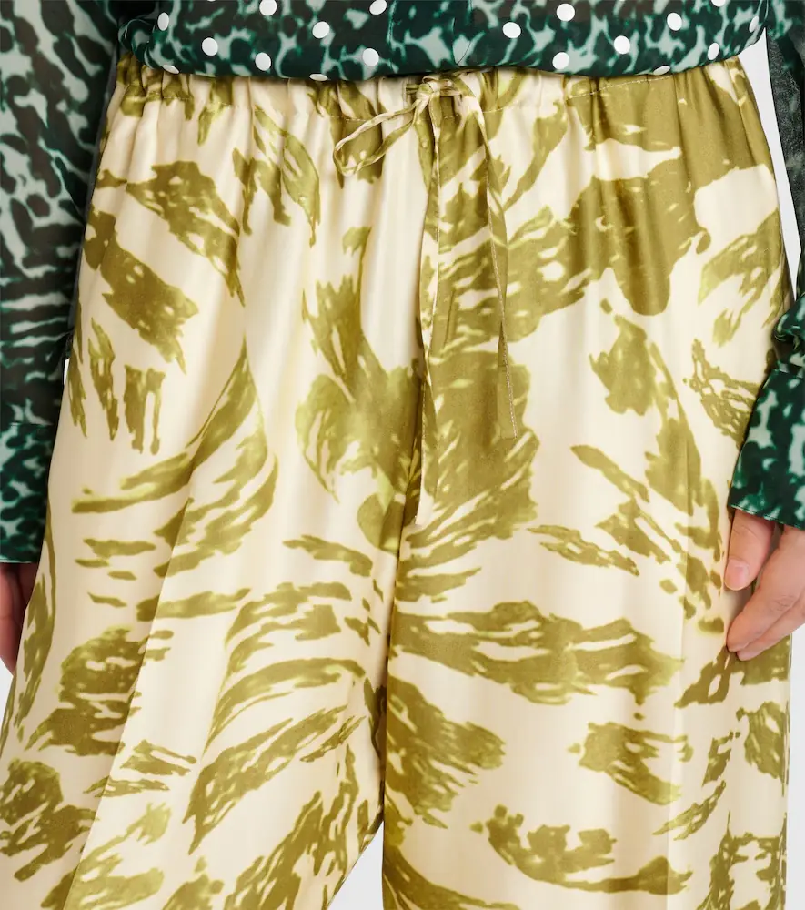 Dries Van Noten Printed wide-leg pants | Thumbnail 3