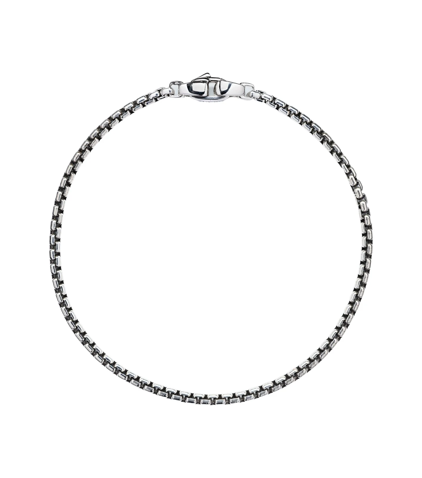 David Yurman Sterling silver chain bracelet