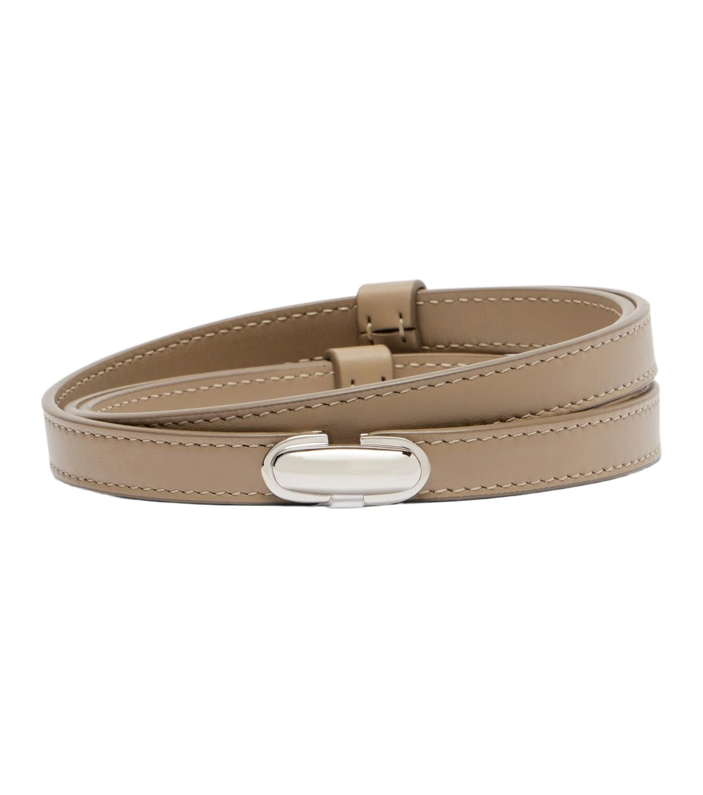 Symmetry leather belt