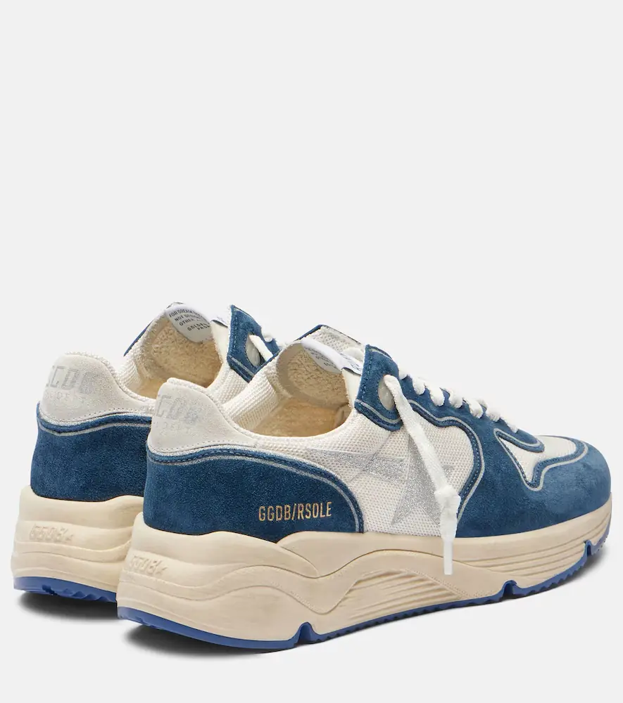 Golden Goose Running Sole suede-trimmed sneakers | Thumbnail 2 Golden Goose Running Sole suede-trimmed sneakers | Thumbnail 2