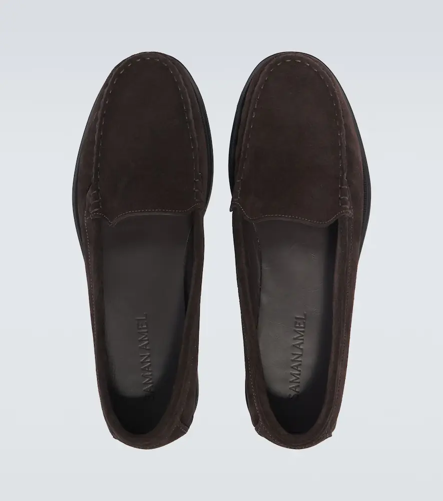 Saman Amel City suede loafers | Thumbnail 4