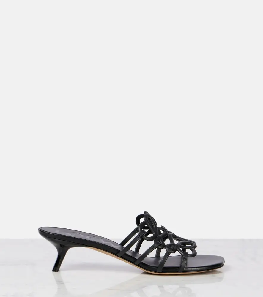 Loewe Paula's Ibiza Petal Anagram leather mules | Thumbnail 4 Loewe Paula's Ibiza Petal Anagram leather mules | Thumbnail 4
