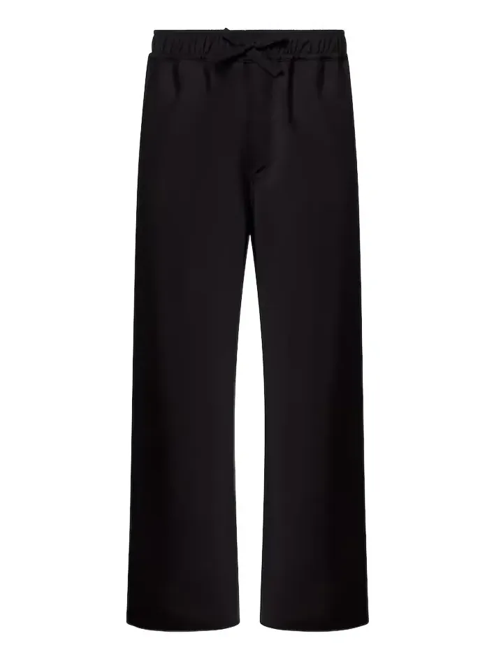 Wool wide-leg pants