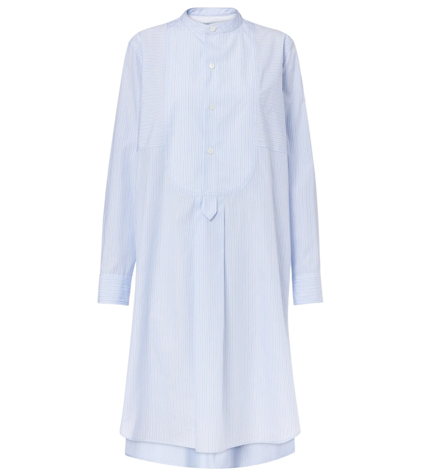 Striped cotton shirt dress