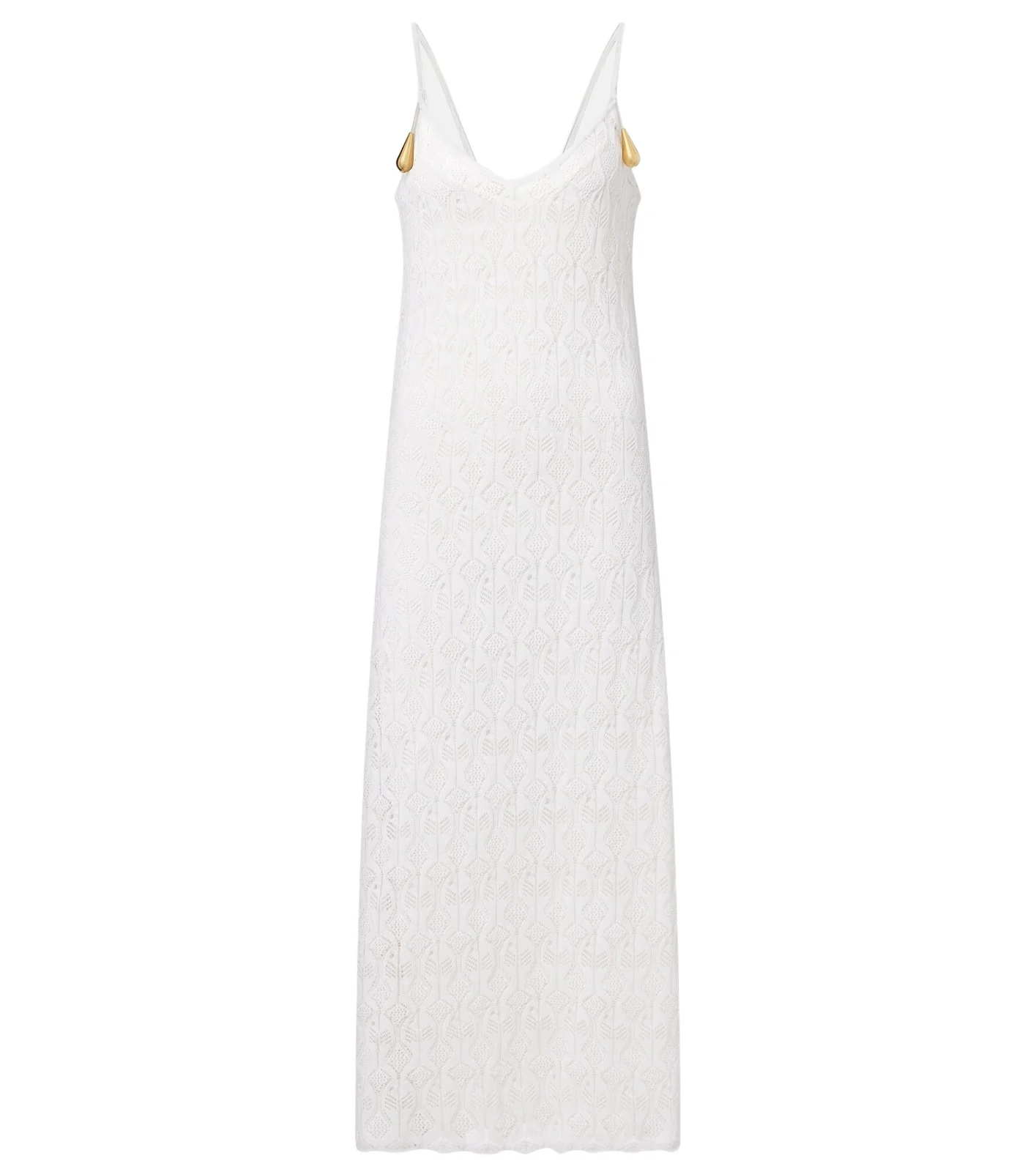Fish Lace cotton and silk maxi dress Fish Lace cotton and silk maxi dress