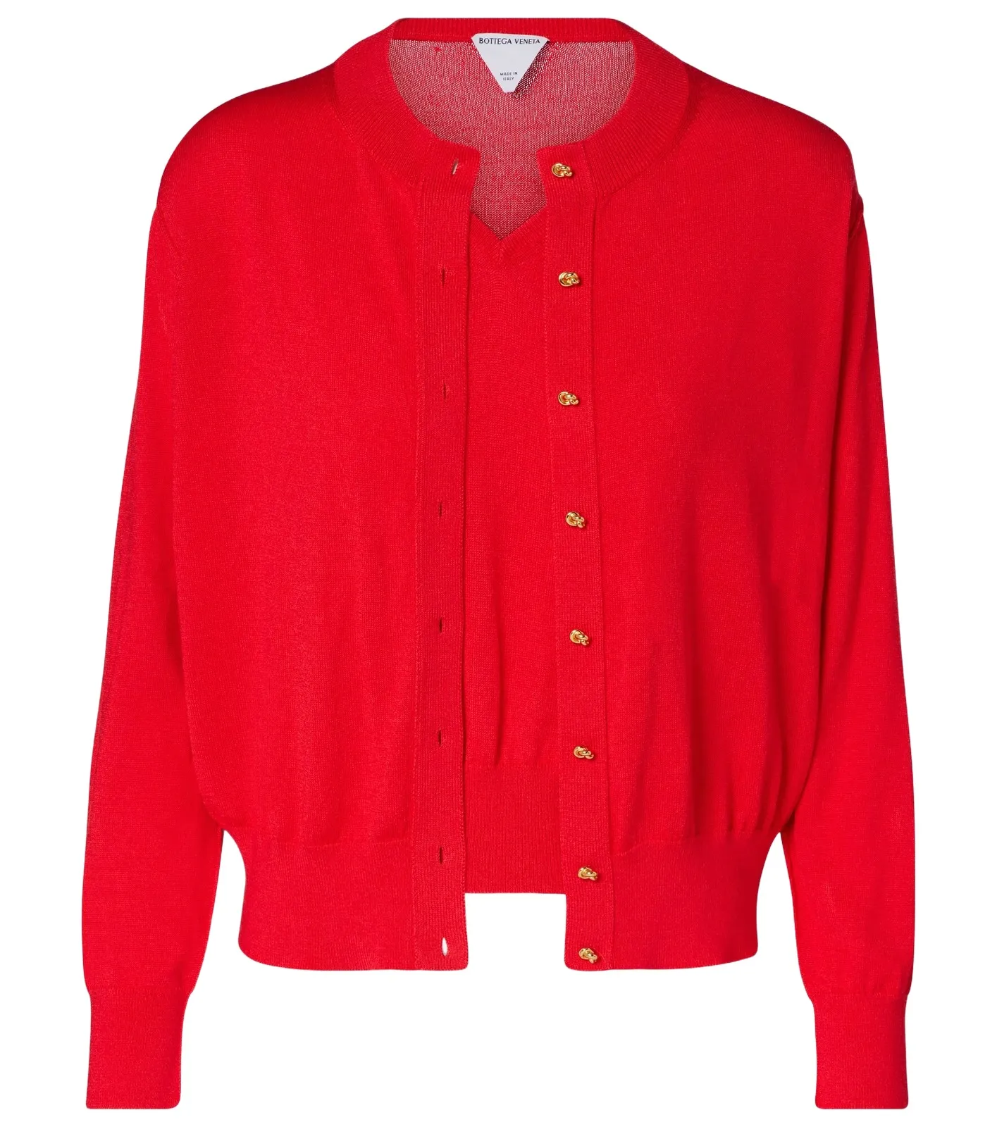 Bottega Veneta Knot sweater vest and cardigan set