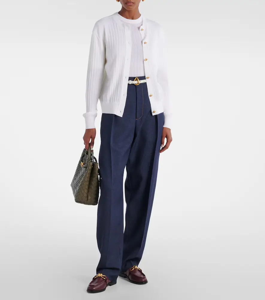 Bottega Veneta Knot ribbed-knit wool cardigan | Thumbnail 5