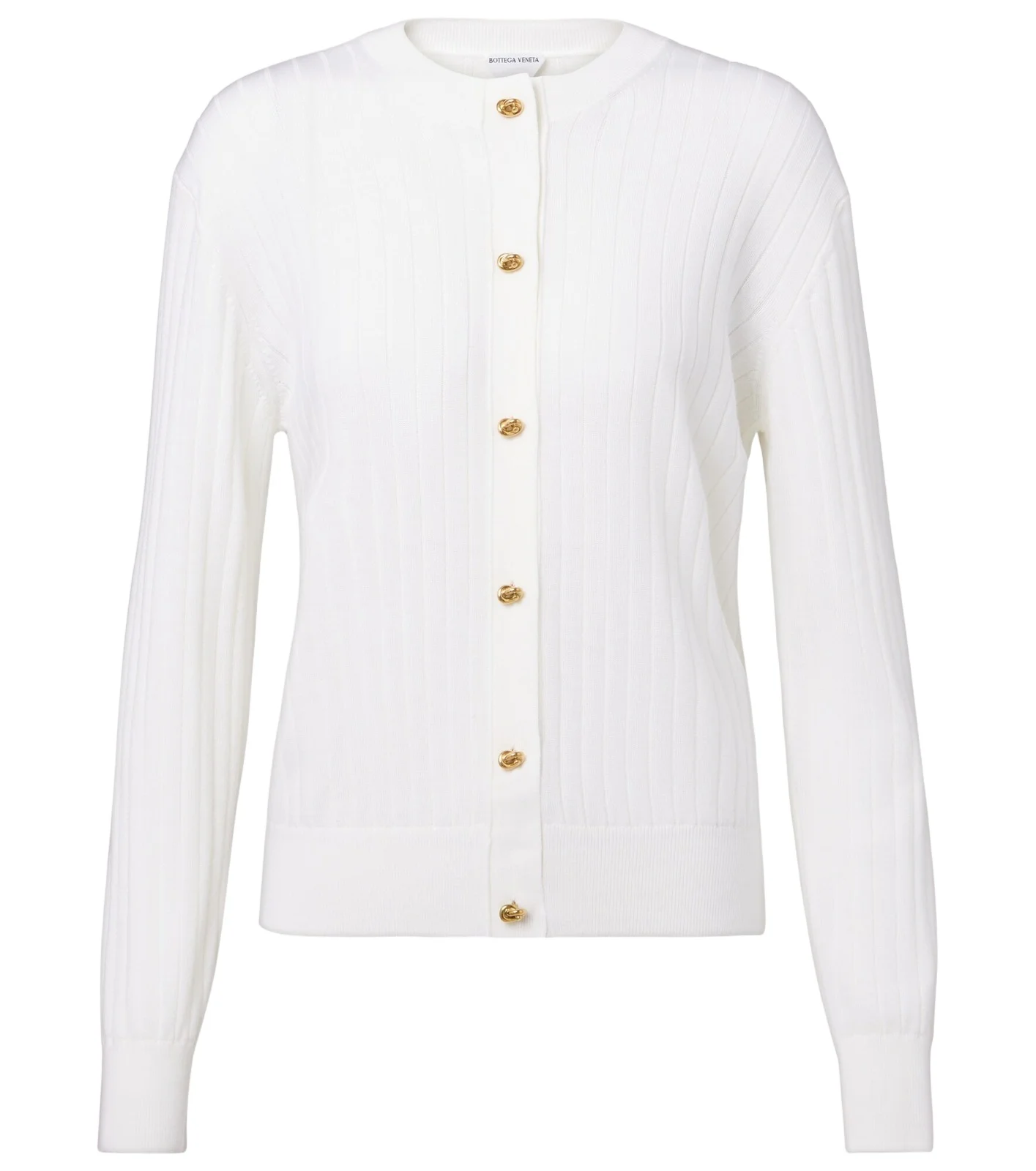 Knot ribbed-knit wool cardigan Knot ribbed-knit wool cardigan