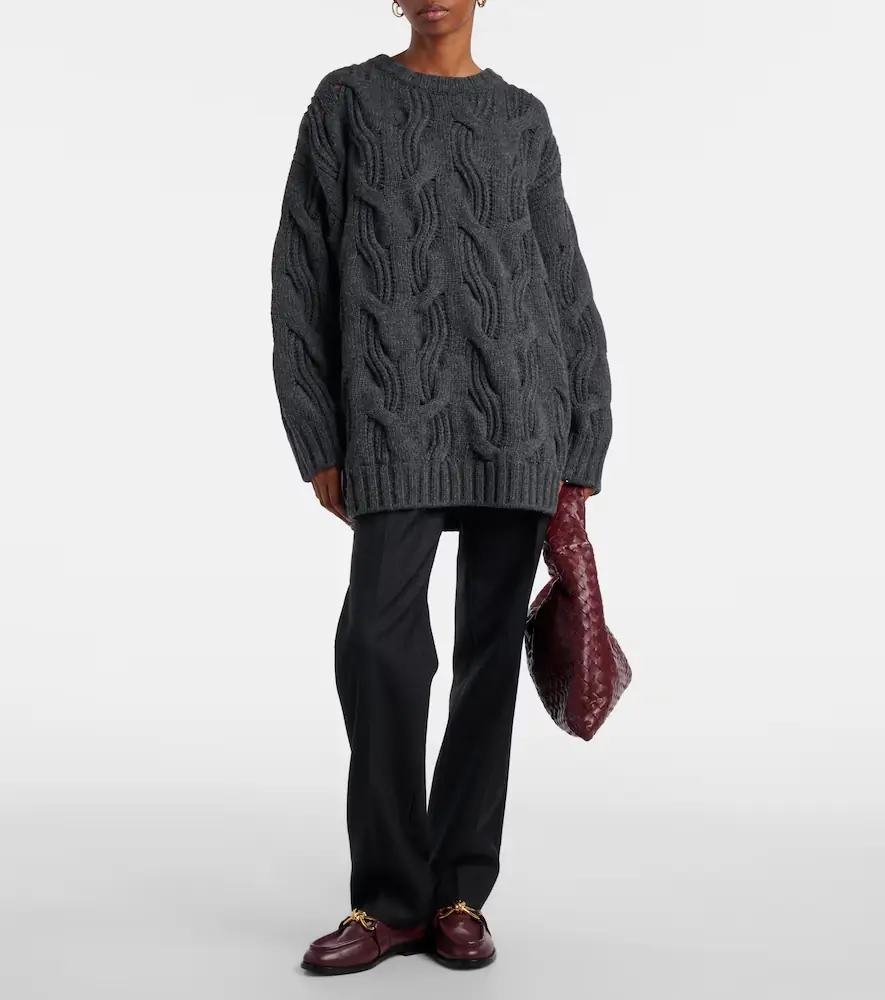 Bottega Veneta Cable-knit wool sweater | Thumbnail 3