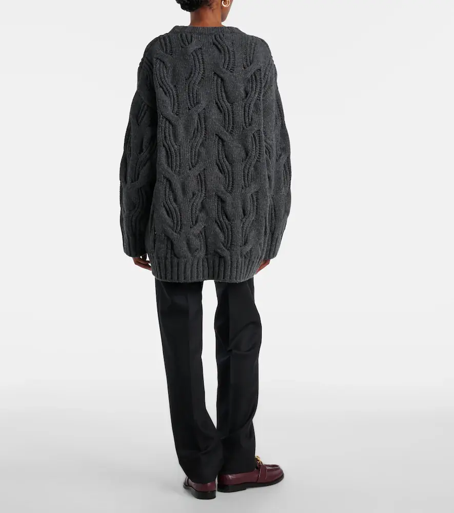Bottega Veneta Cable-knit wool sweater | Thumbnail 4