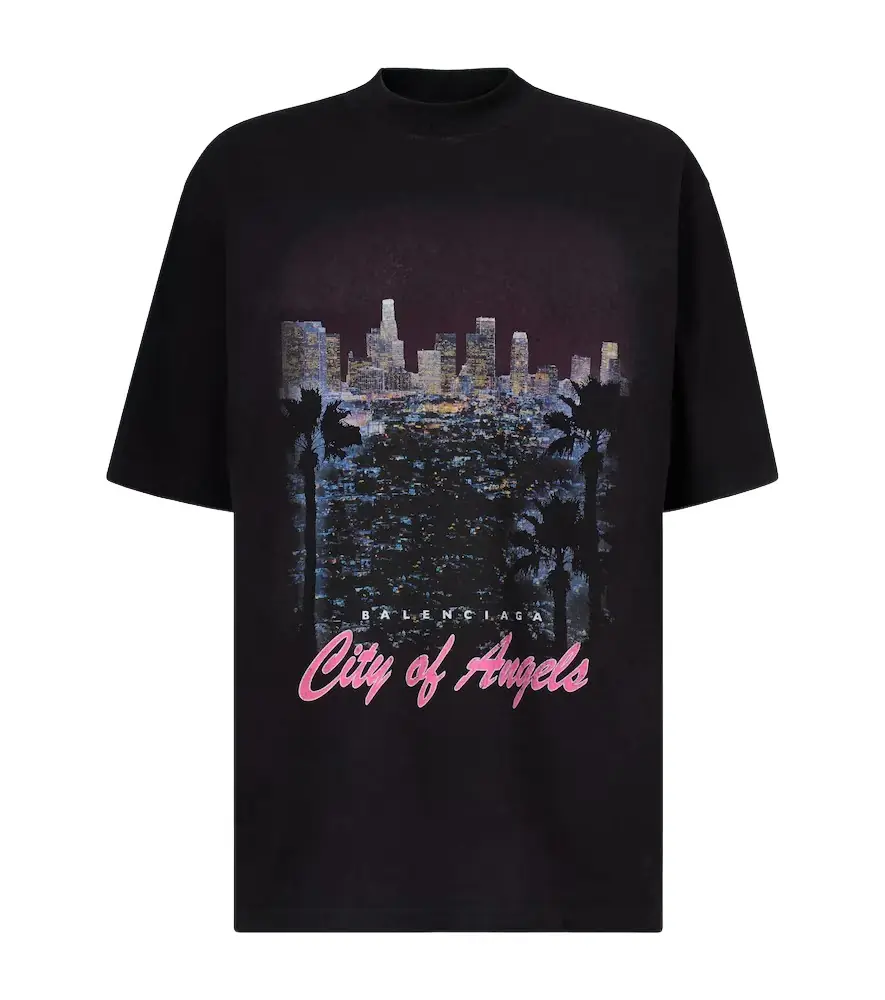 Balenciaga Printed cotton jersey T-shirt | Image 1 Balenciaga Printed cotton jersey T-shirt | Image 1