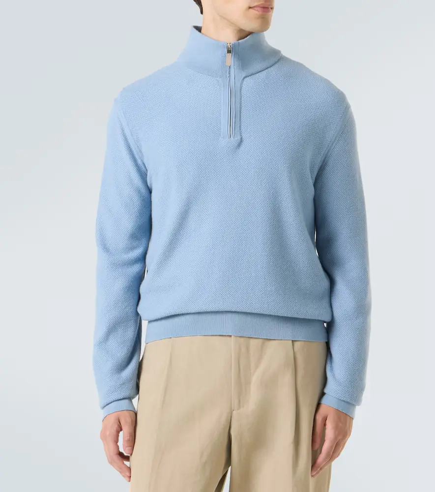 Zegna Cashmere mockneck sweater | Thumbnail 2 Zegna Cashmere mockneck sweater | Thumbnail 2