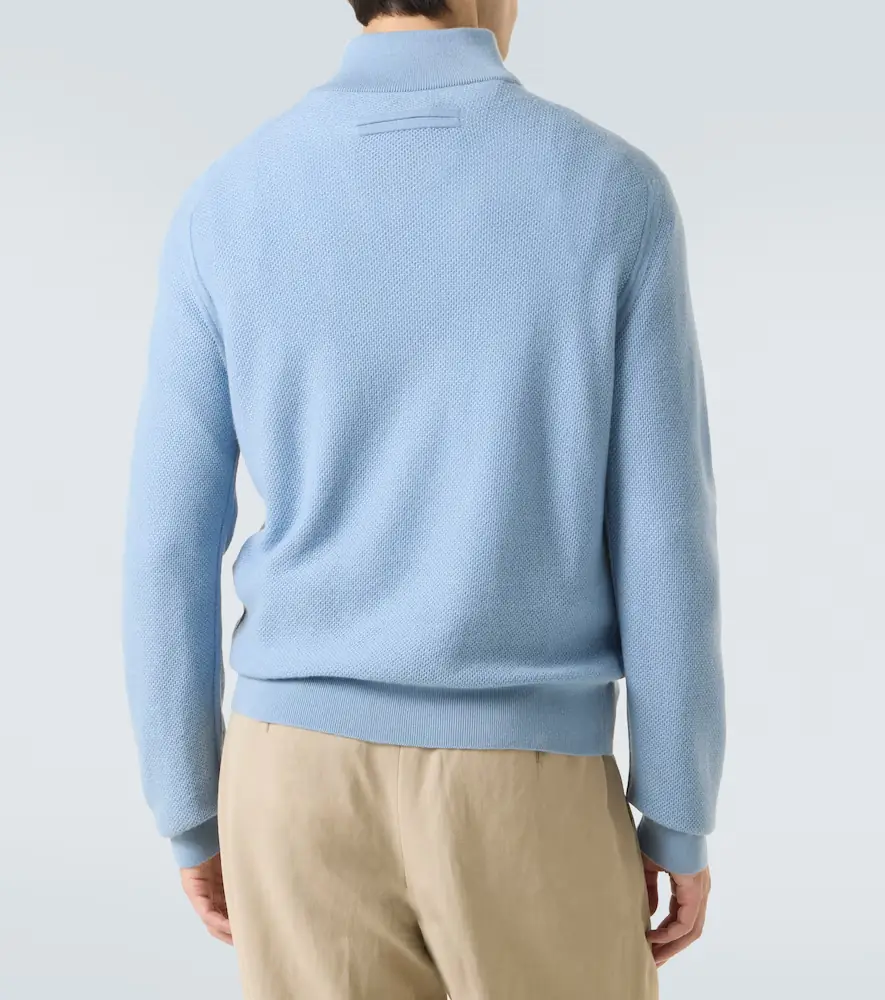 Zegna Cashmere mockneck sweater | Thumbnail 4 Zegna Cashmere mockneck sweater | Thumbnail 4