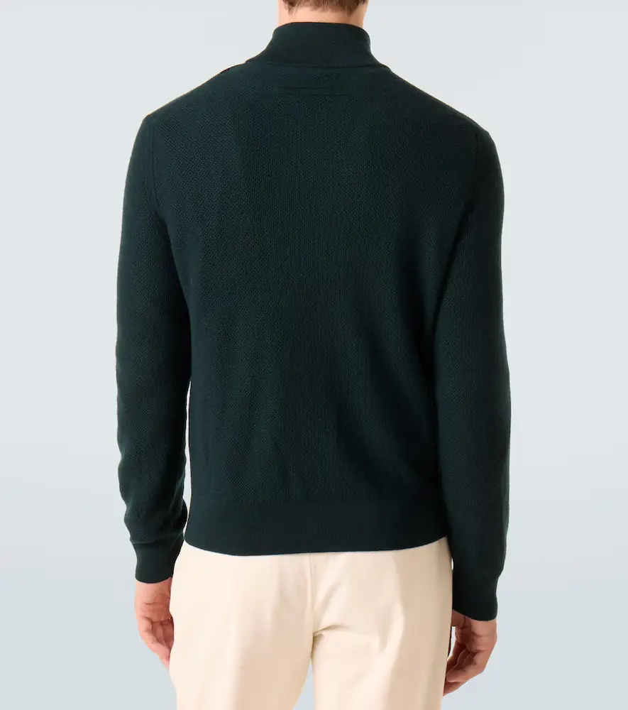 Zegna Cashmere half-zip sweater | Thumbnail 4 Zegna Cashmere half-zip sweater | Thumbnail 4