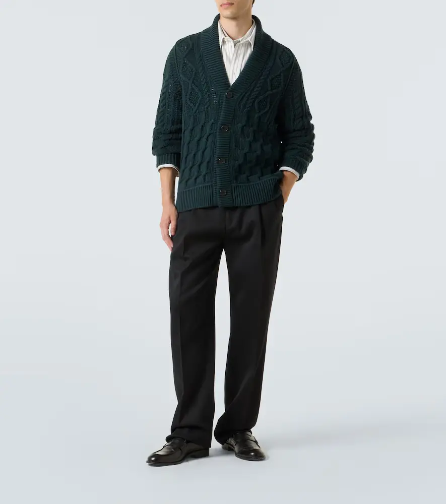 Zegna Cable-knit cashmere cardigan | Thumbnail 3 Zegna Cable-knit cashmere cardigan | Thumbnail 3