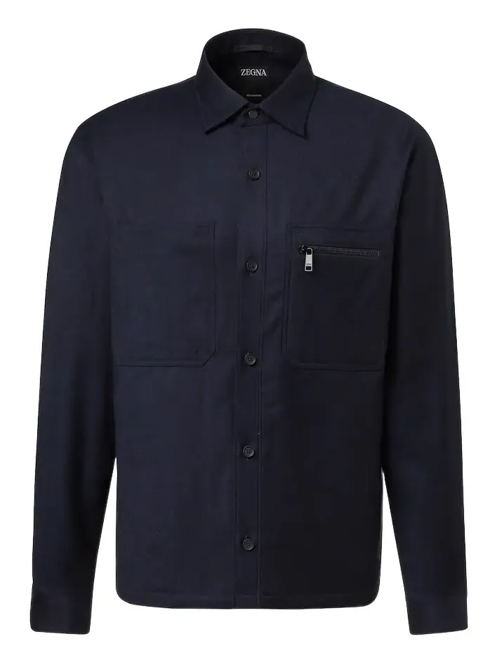 Wool overshirt