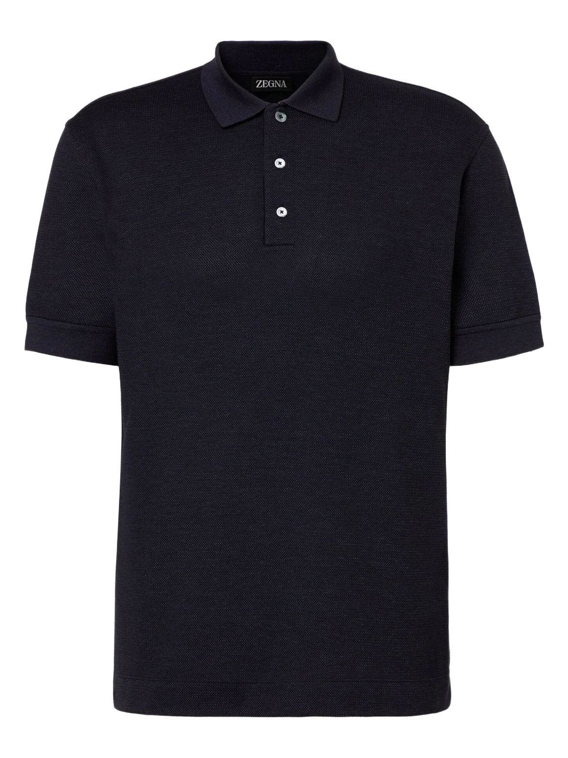 Zegna Cotton and silk polo shirt