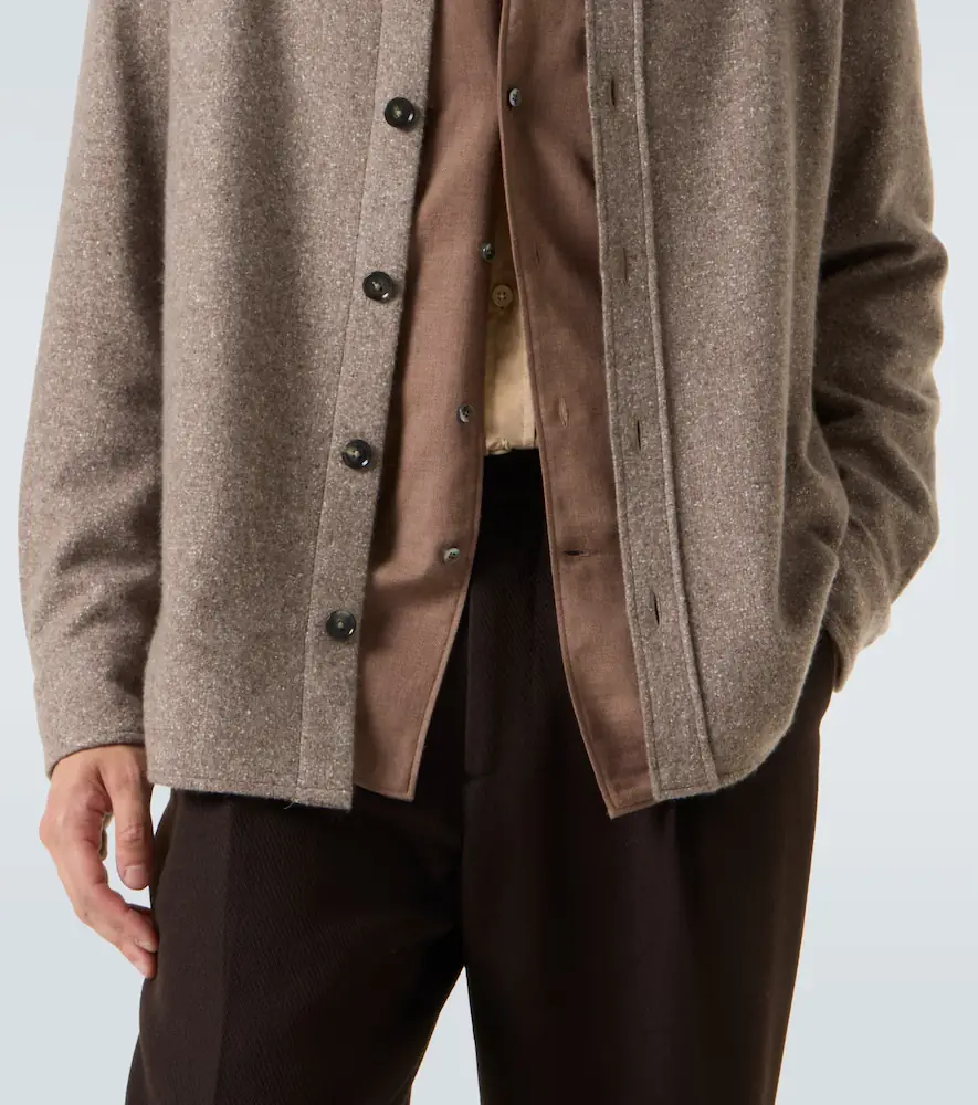 Zegna Cashmere and silk overshirt | Thumbnail 2 Zegna Cashmere and silk overshirt | Thumbnail 2