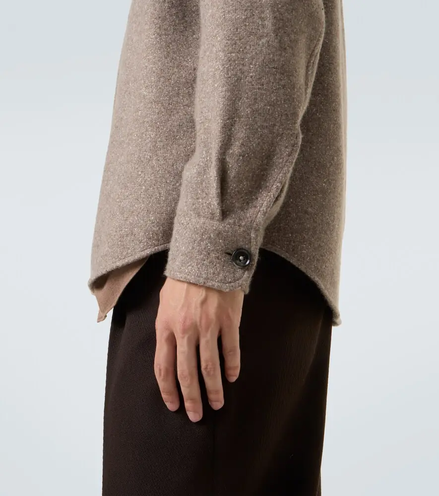 Zegna Cashmere and silk overshirt | Thumbnail 3 Zegna Cashmere and silk overshirt | Thumbnail 3