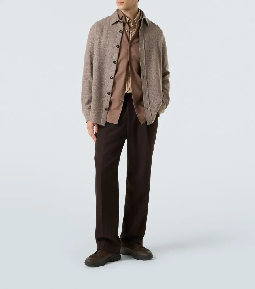Zegna Cashmere and silk overshirt | Thumbnail 5 Zegna Cashmere and silk overshirt | Thumbnail 5