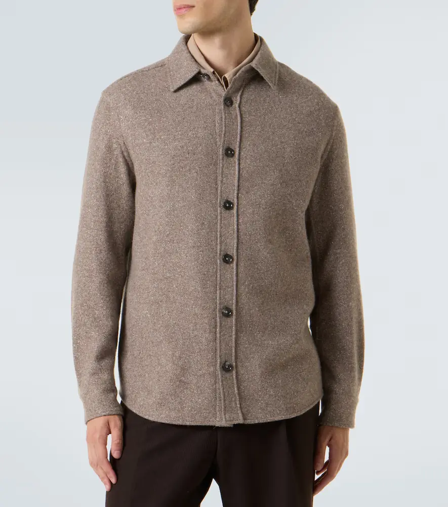 Zegna Cashmere and silk overshirt | Thumbnail 7 Zegna Cashmere and silk overshirt | Thumbnail 7