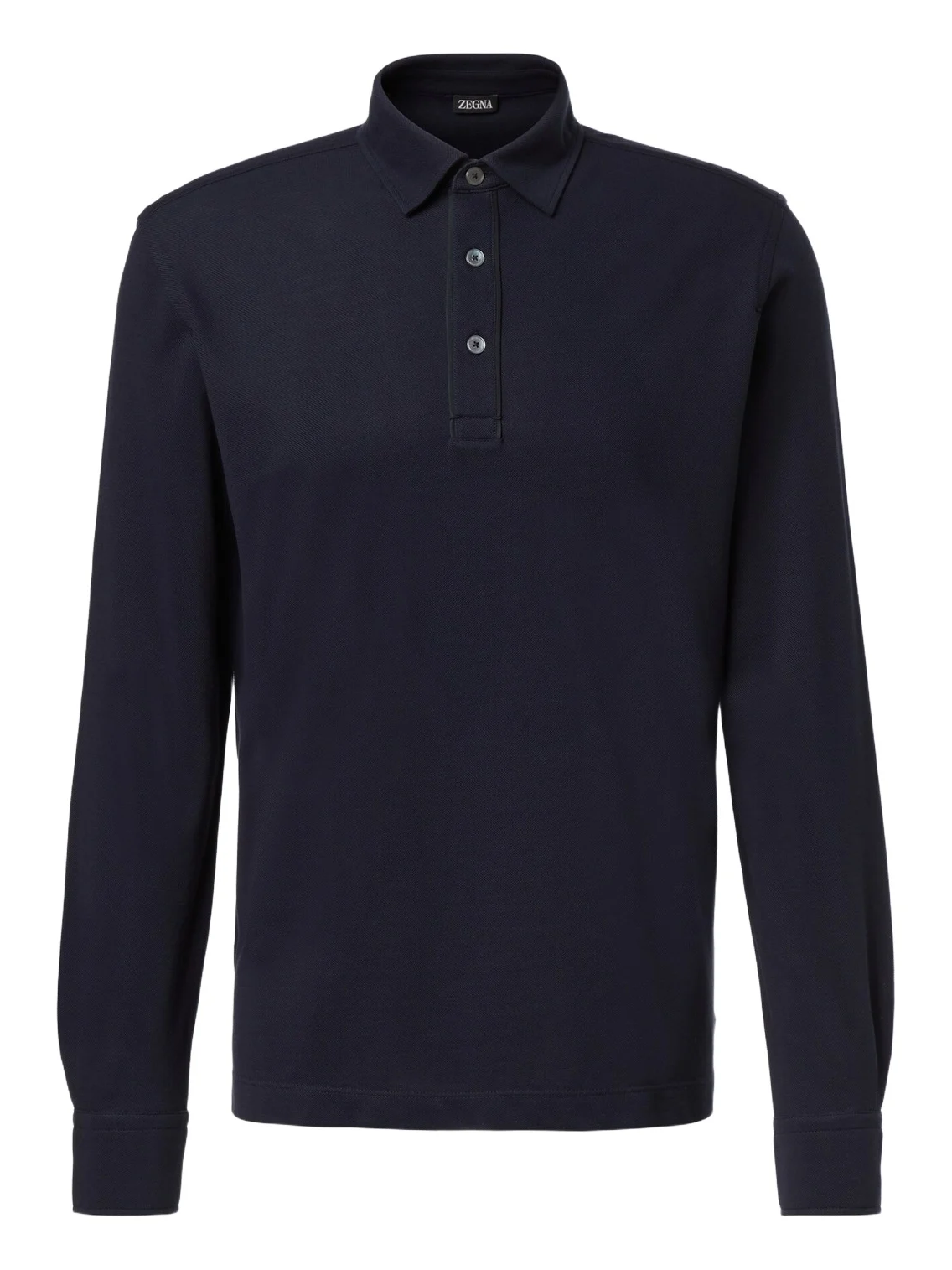 Cotton piqué polo sweater Cotton piqué polo sweater