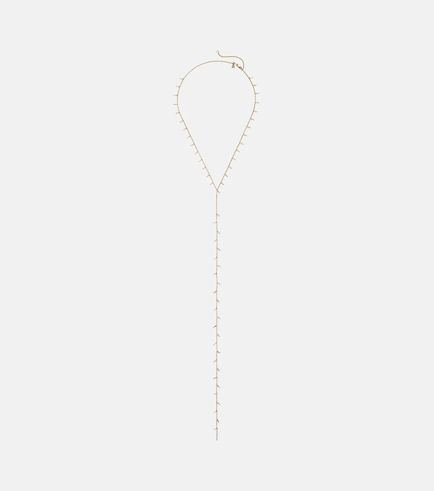 14kt gold necklace with diamonds