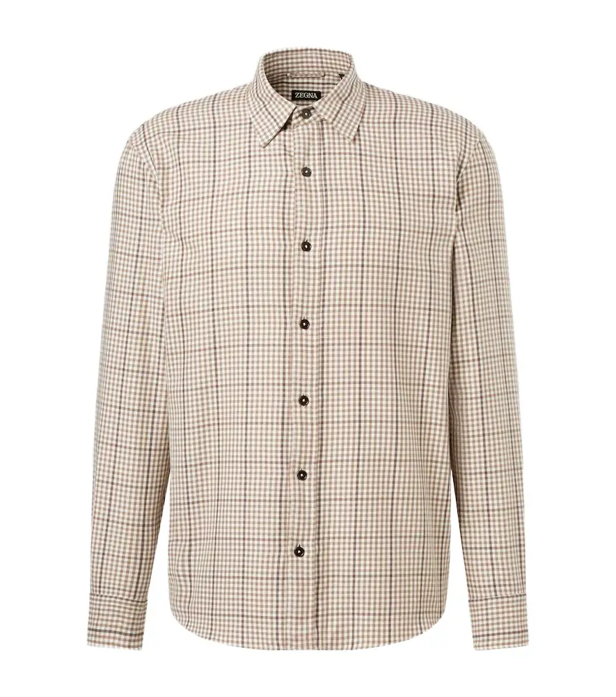 Zegna Checked cotton shirt | Image 1 Zegna Checked cotton shirt | Image 1