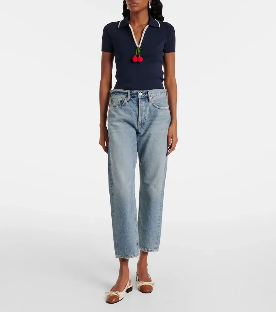 AGOLDE Parker mid-rise straight jeans | Thumbnail 2