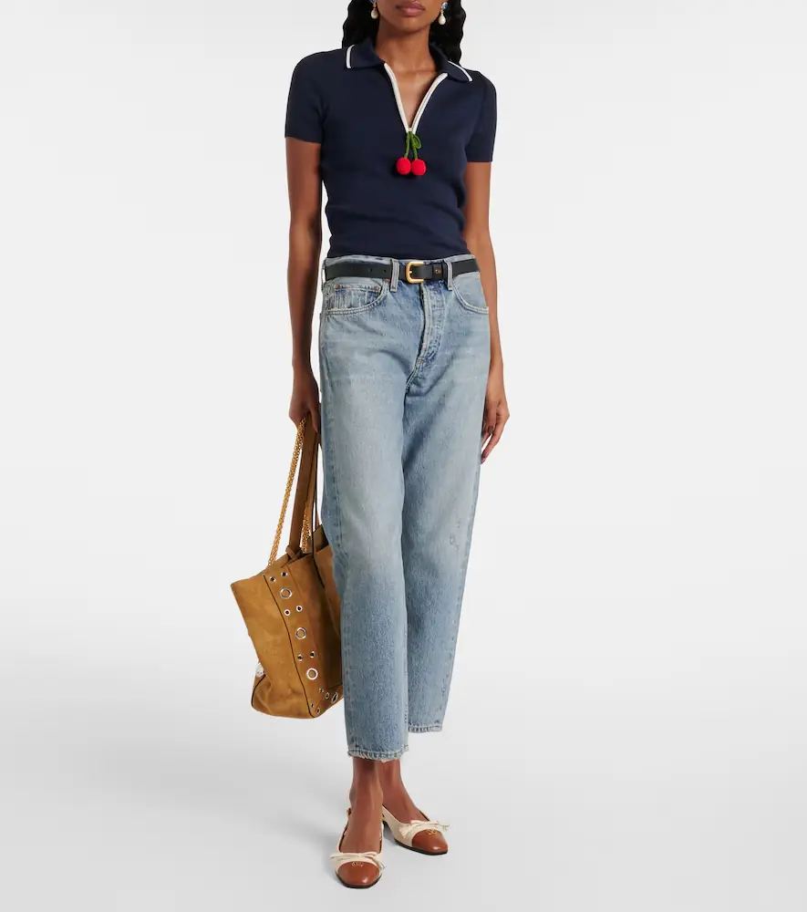 AGOLDE Parker mid-rise straight jeans | Thumbnail 4