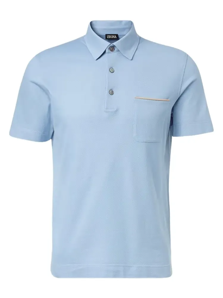 Cotton piqué polo shirt Cotton piqué polo shirt