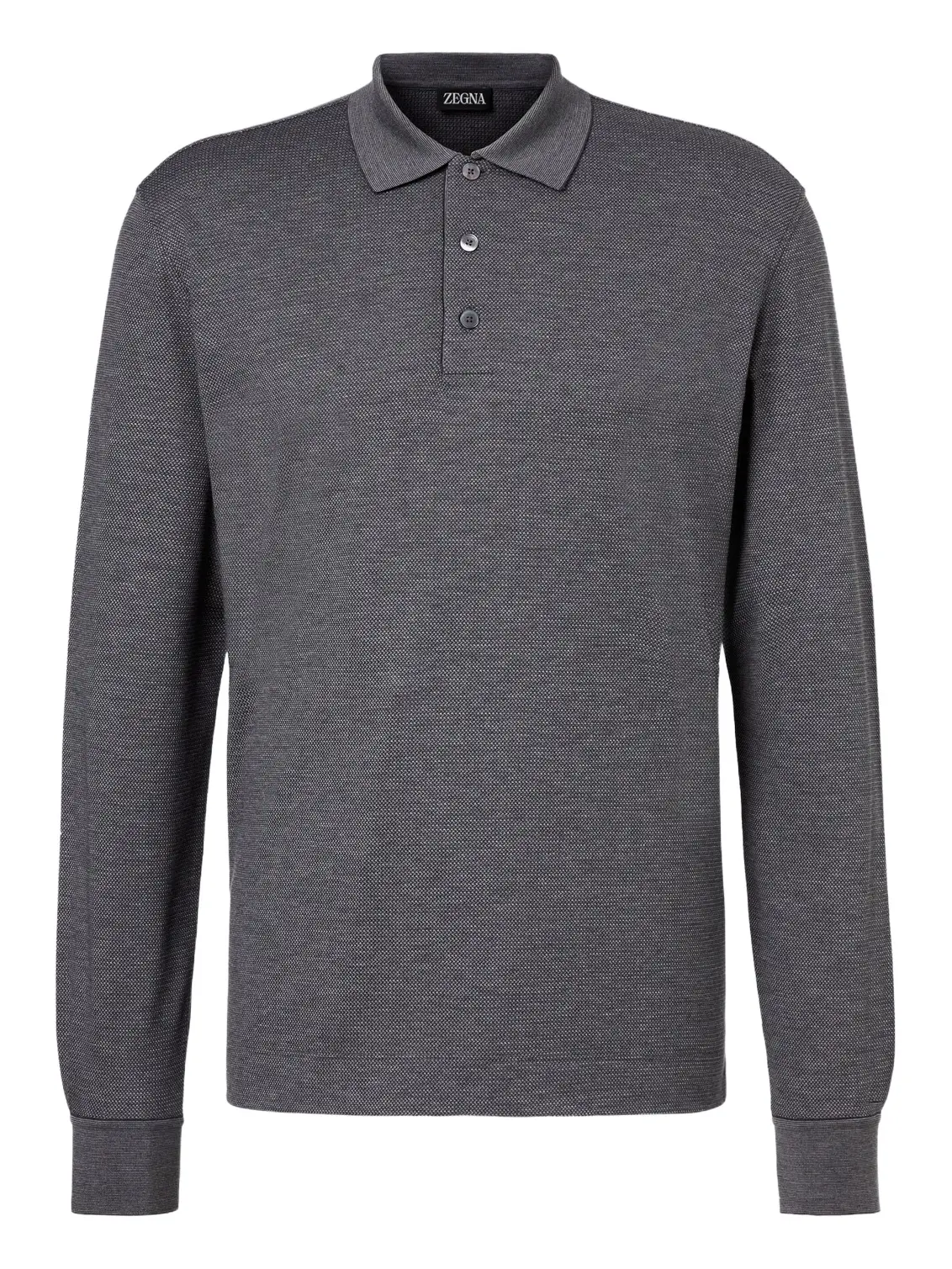 Zegna Cotton and silk polo shirt