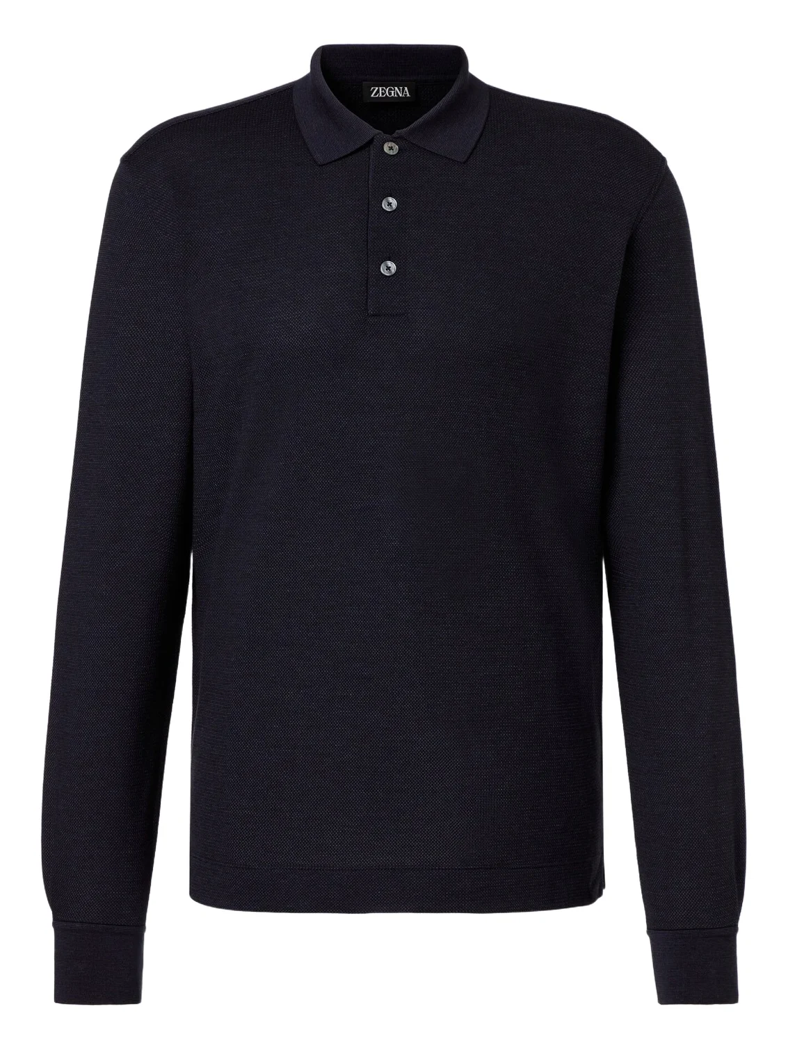 Zegna Cotton and silk polo shirt