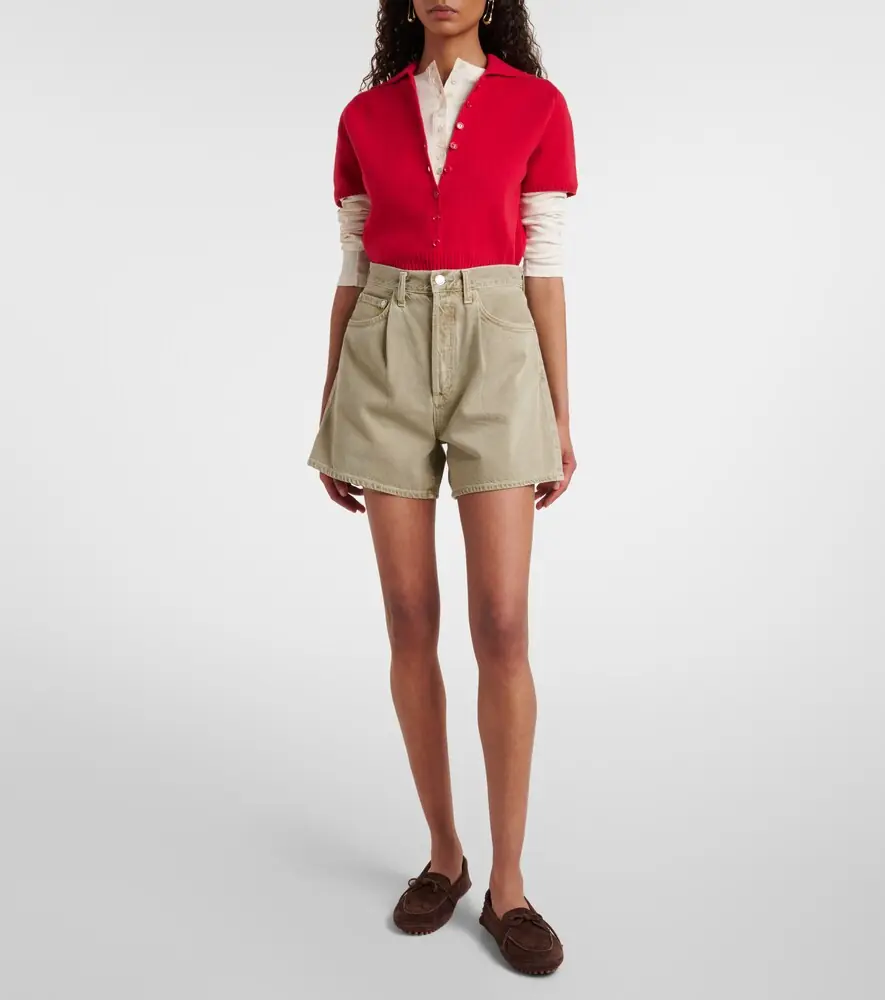 AGOLDE Rhoda high-rise denim shorts | Thumbnail 4 AGOLDE Rhoda high-rise denim shorts | Thumbnail 4