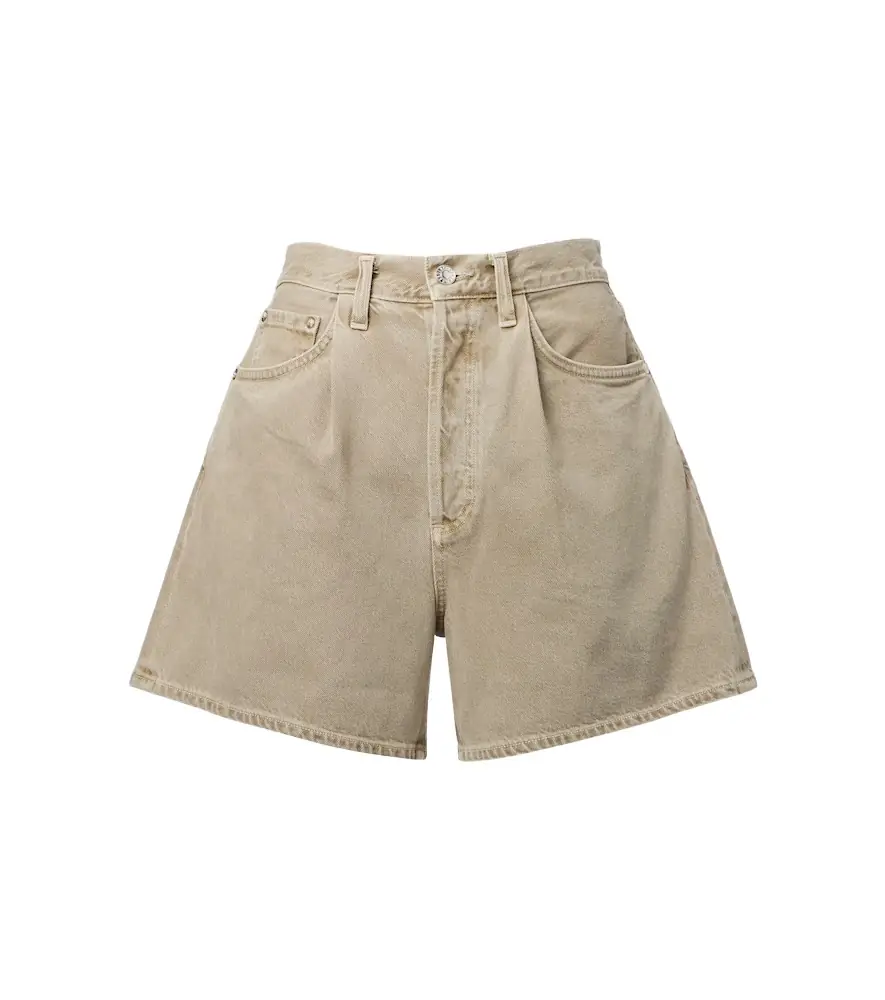 AGOLDE Rhoda high-rise denim shorts