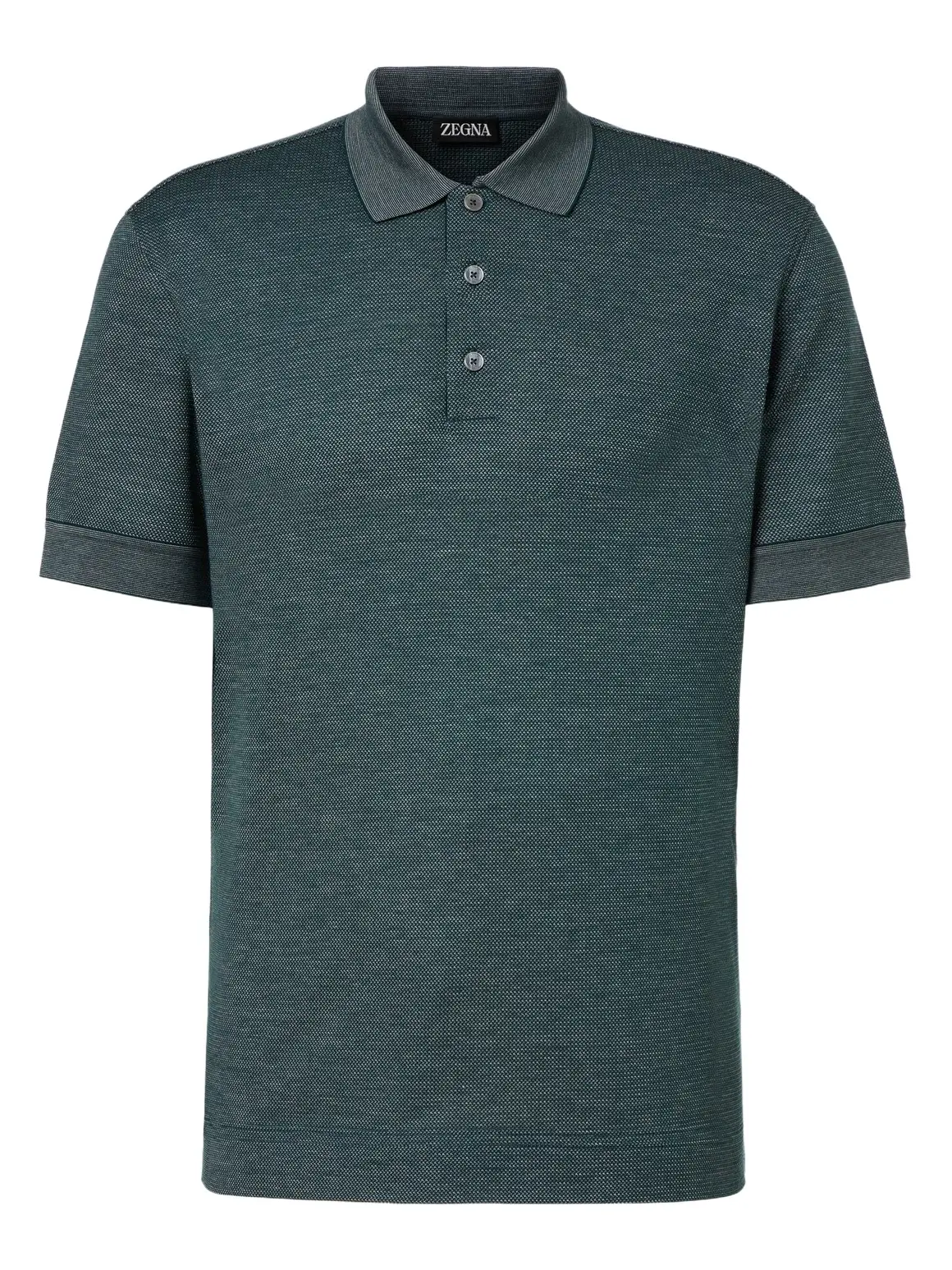 Zegna Cotton and silk polo shirt