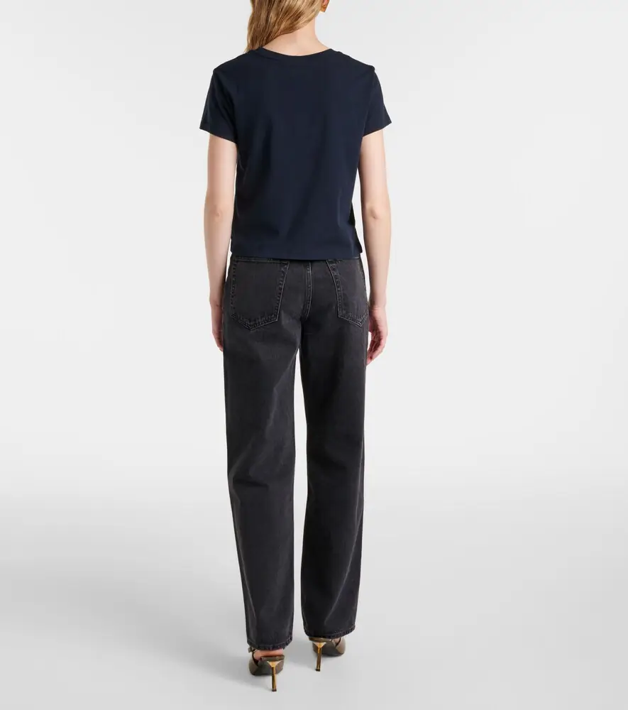 AGOLDE Adine Shrunken cotton jersey T-shirt | Thumbnail 2
