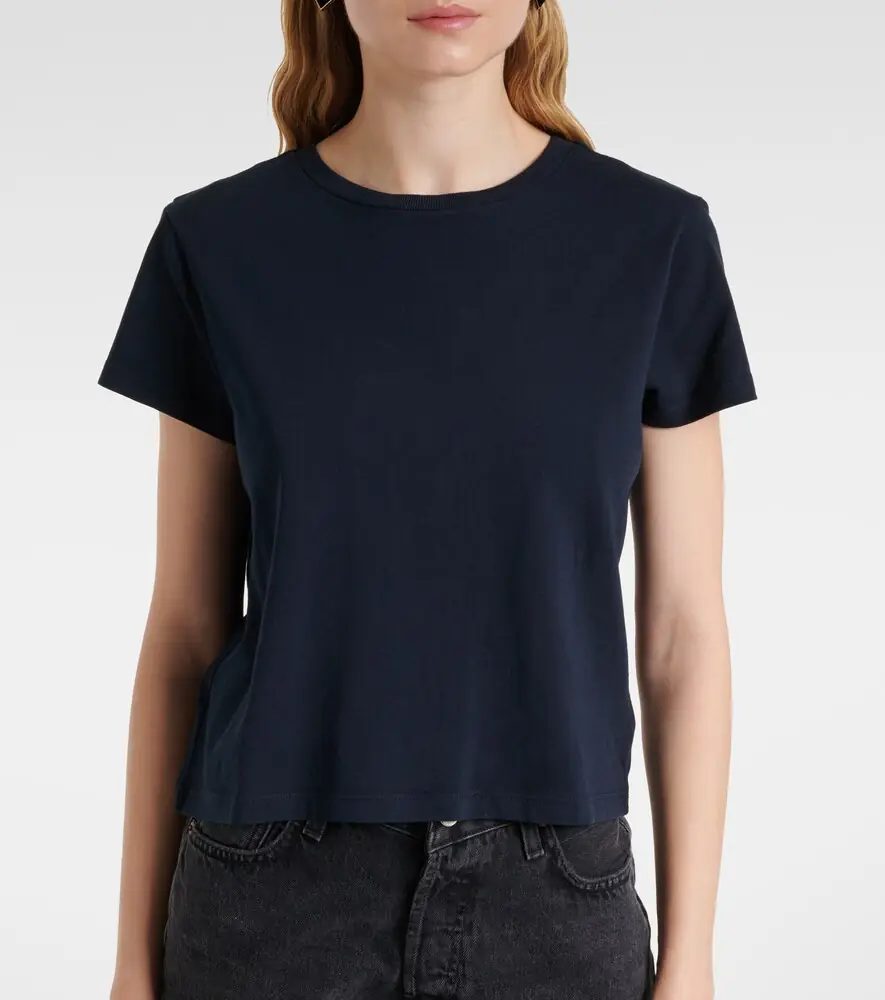 AGOLDE Adine Shrunken cotton jersey T-shirt | Thumbnail 6