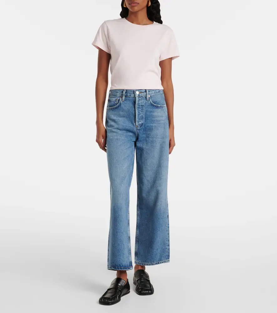 AGOLDE Ren high-rise wide-leg jeans | Thumbnail 2