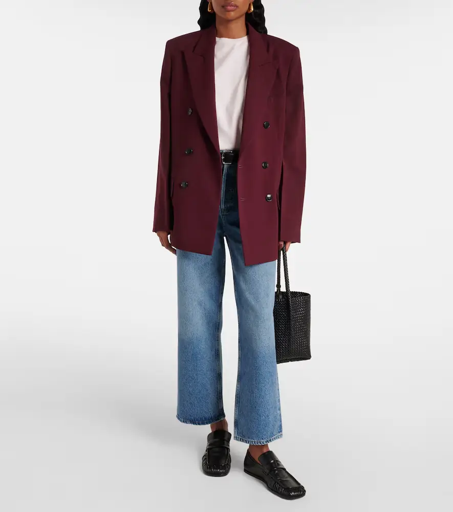 AGOLDE Ren high-rise wide-leg jeans | Thumbnail 4