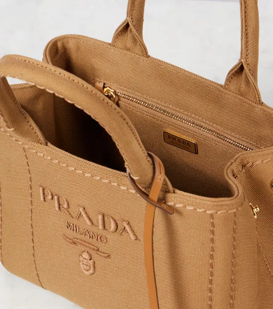 Prada Jardinière Mini canvas tote bag | Thumbnail 2